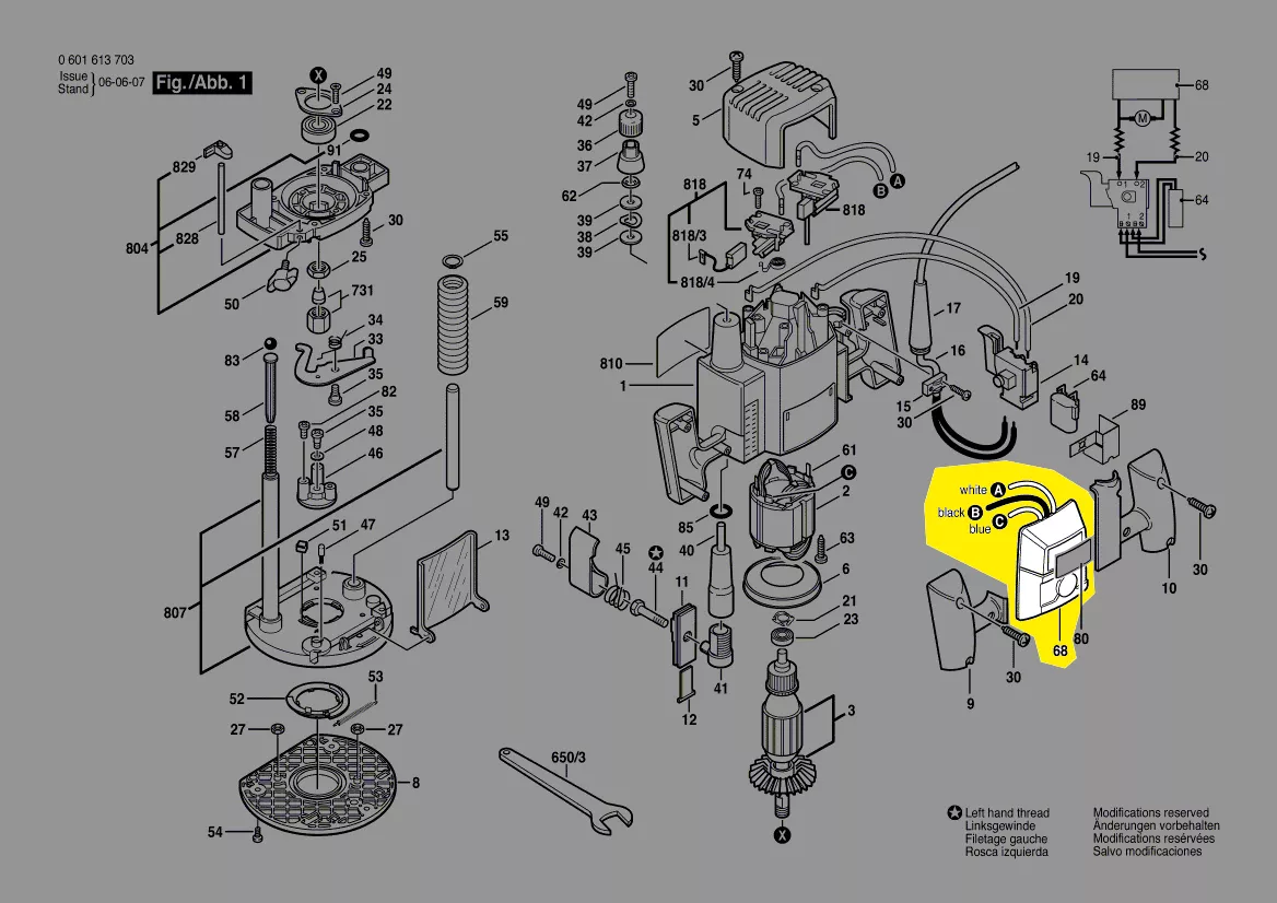 Unité de commande réf. 1 607 233 153 BOSCH